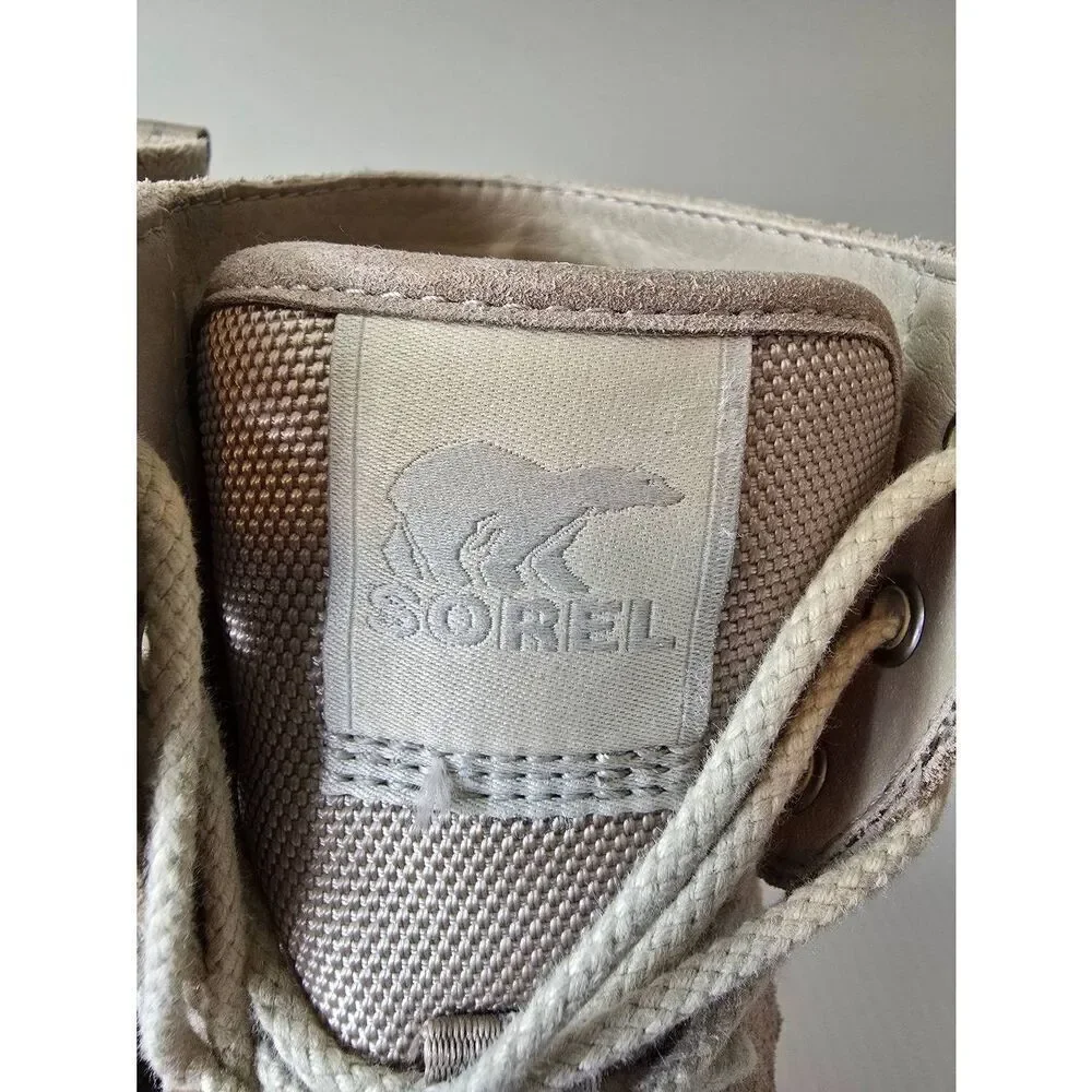 Sorel Caribou OTM Booties Sz 6 1/2 Ancient Fossil